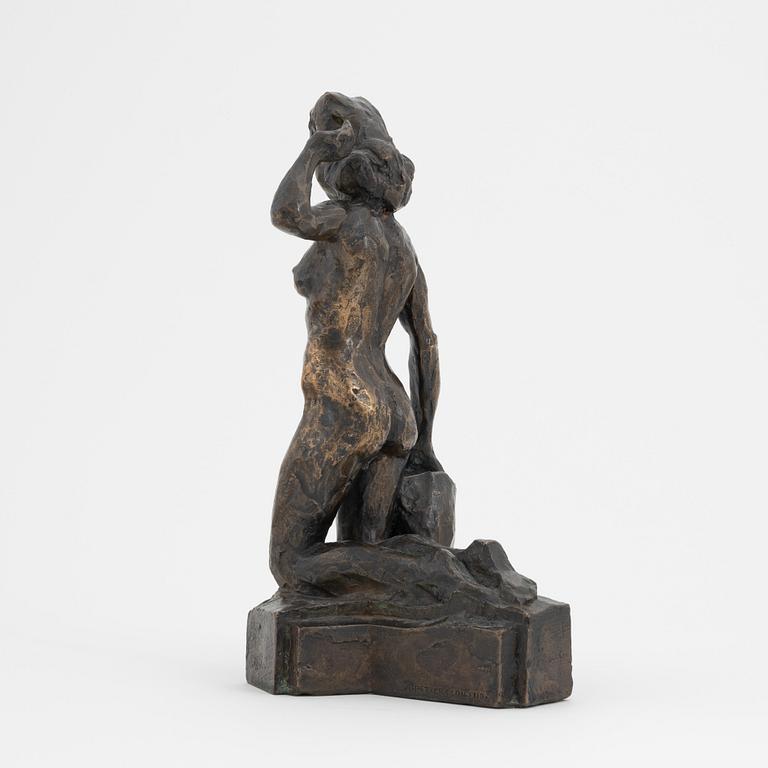 Nils Möllerberg, skulptur, brons, signerad.