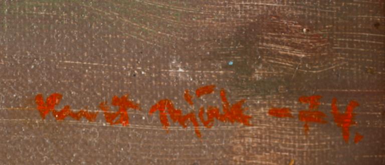 KURT BJÖRK, olja på duk, signerad och daterad 74.