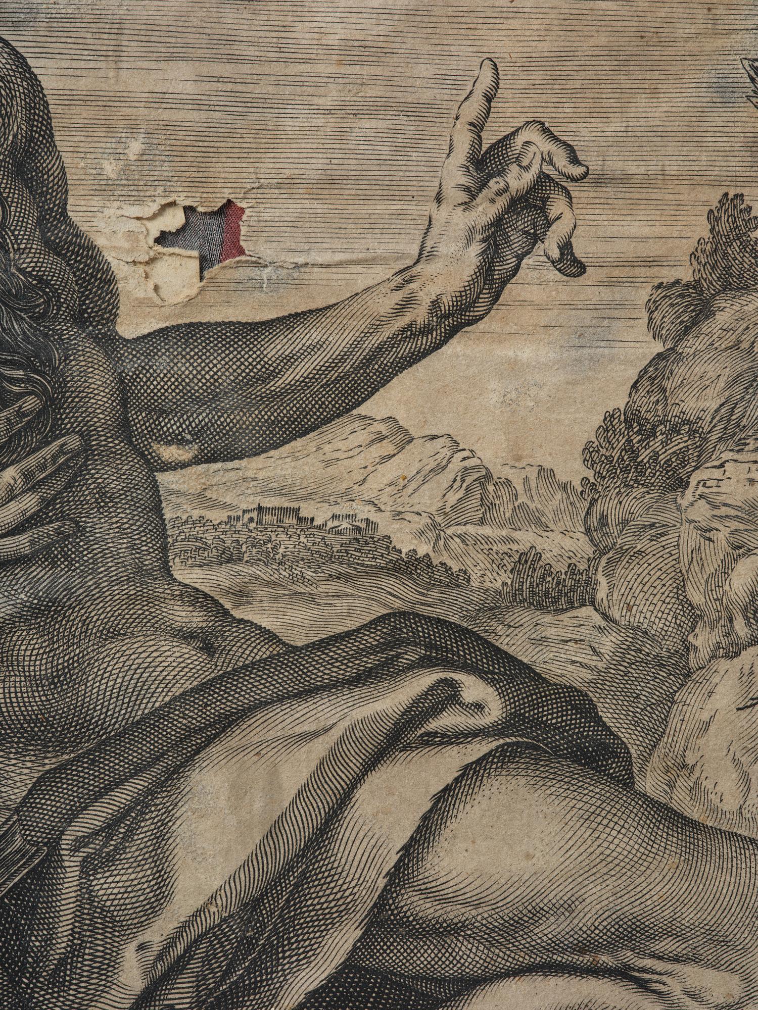 A Swedish rococo giltwood frame, later part 18th century.