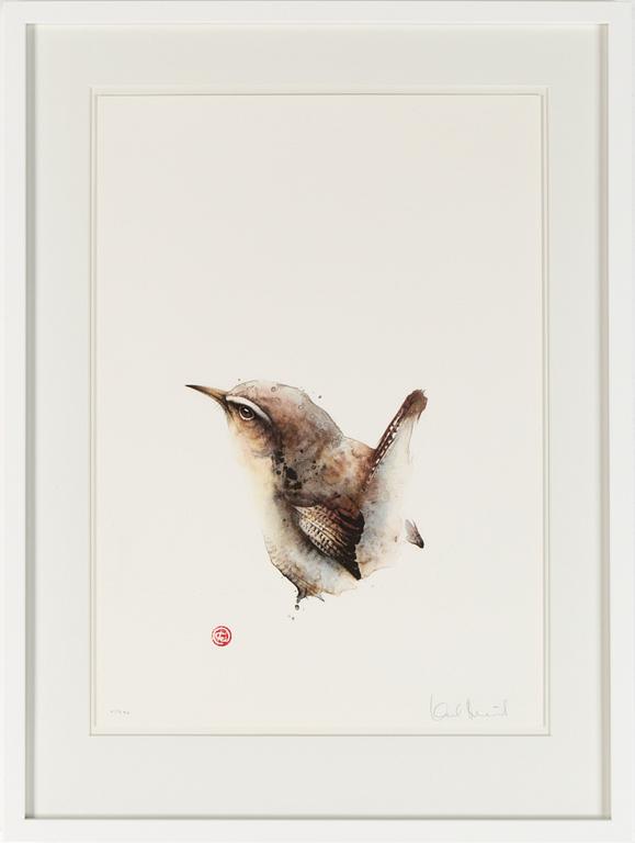 KARL MÅRTENS, färglitografi, signerad, numrerad 41/290.