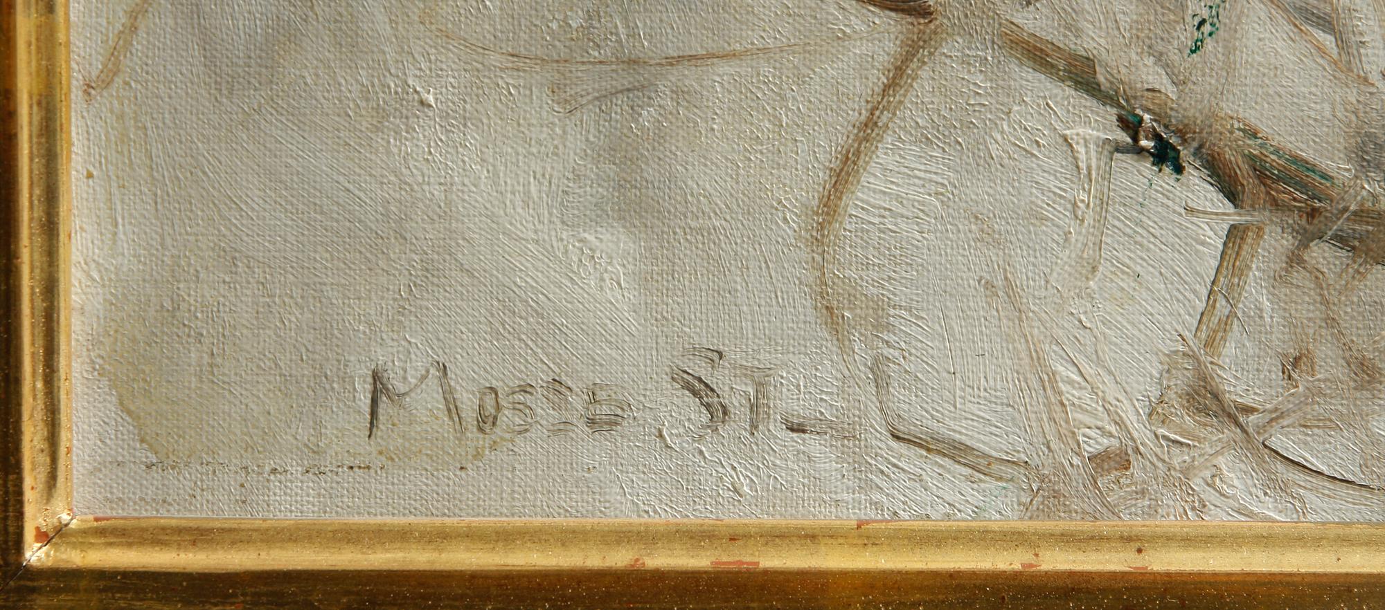 MOSSE STOOPENDAAL, olja på duk, sign.