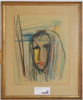 IVAN JORDELL, 3 st pastell o kolteckning, sign.