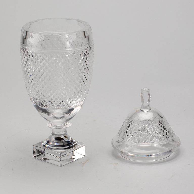 POKAL MED LOCK, glas, "Kent", Kosta, 1900-tal.