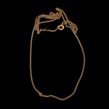 PARTI SMYCKEN, 5 delar, 18k guld. Vikt ca 20,5 gram.