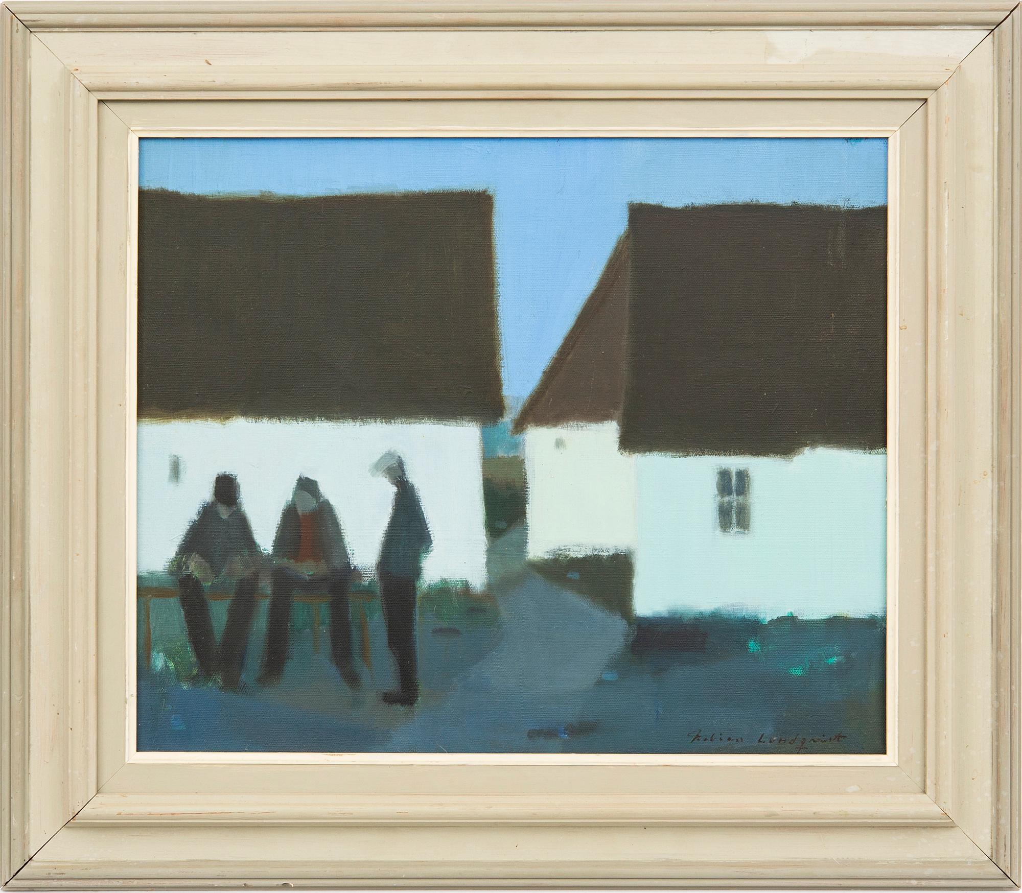 Fabian Lundqvist, olja på duk signerad.