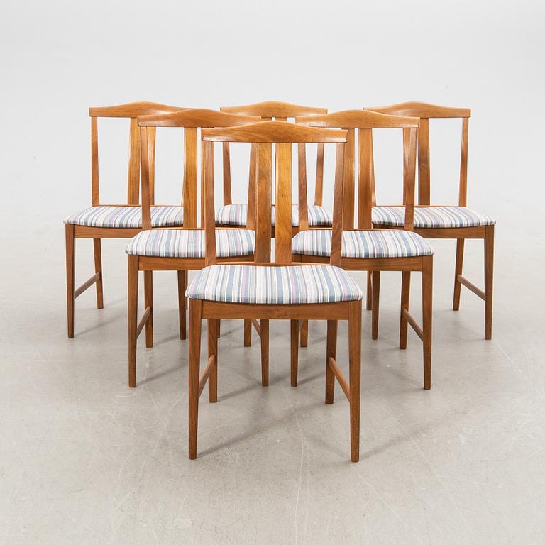 Chairs, 6 pcs, mid-20th century.