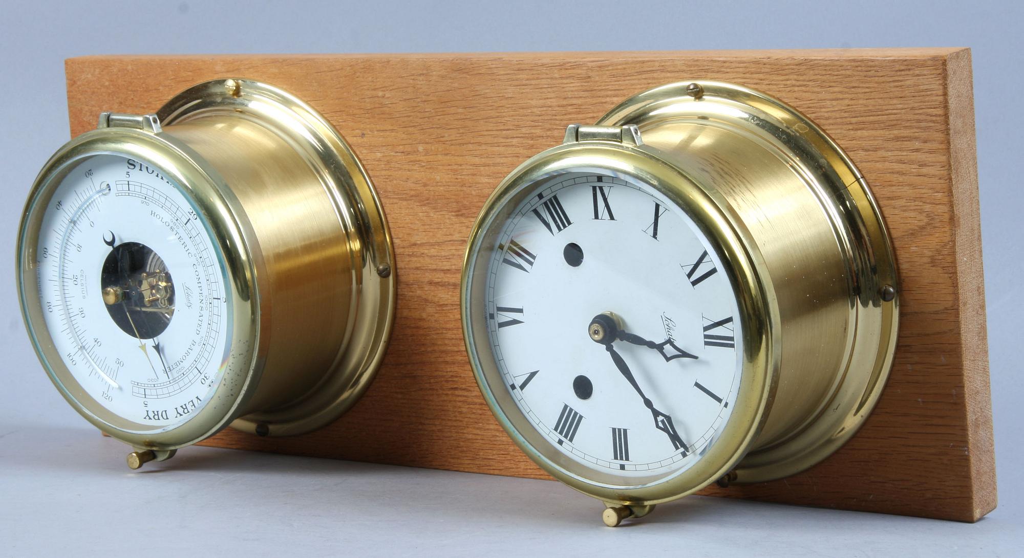 SKEPPSKLOCKA samt BAROMETER, Schatz.