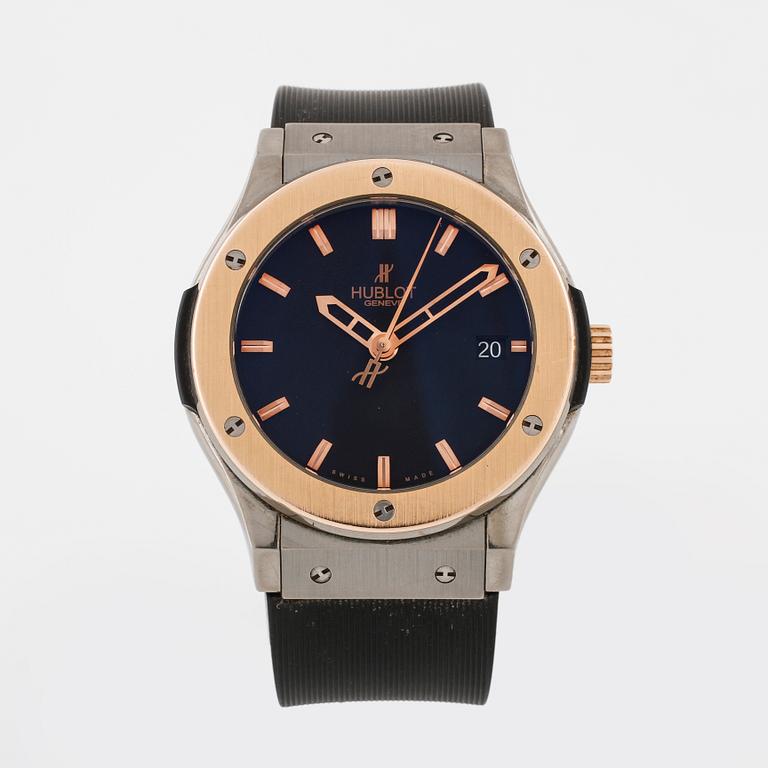 HUBLOT, "Classic Fusion", wristwatch, 45 mm.