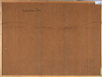 GUNNAR STÅLBRAND, olja på pannå. Sign o dat -76.