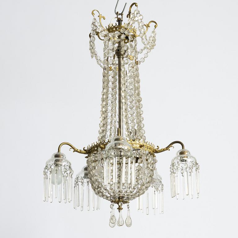 Chandelier, late 19th century.