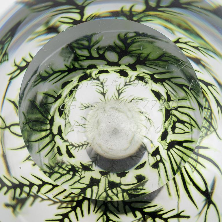 Edward Hald, vas, glas, "Fiskgraal", Orrefors.