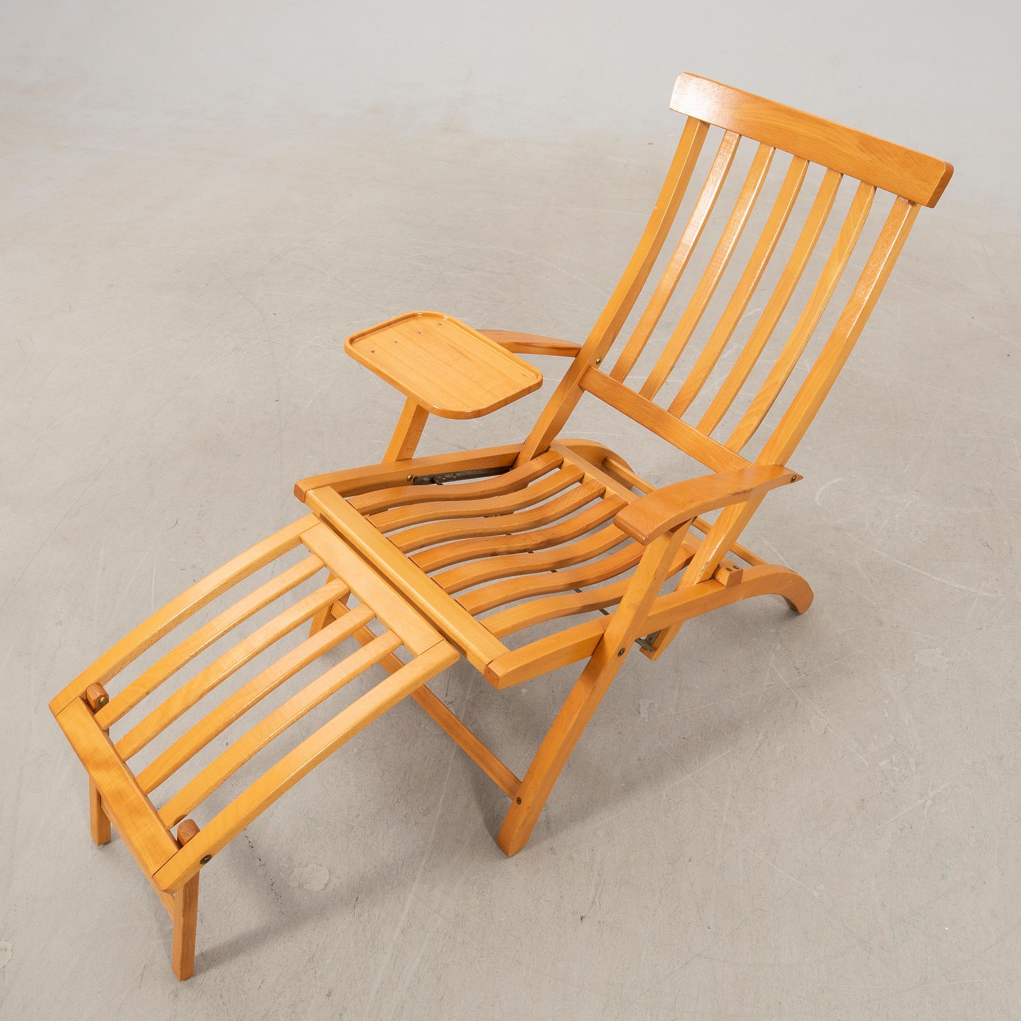 Deck chair by Brogrens/Stockamöllan, later part of the 20th century.