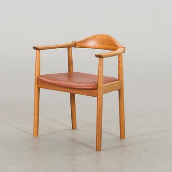 An Andreas Hansen desk and chair for Hadsten träindustri Denmark later part of the 20th century.