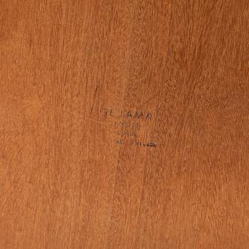 Hans J. Wegner, fåtölj med fotpall, "GE375", Getama, Danmark, 1970-tal.