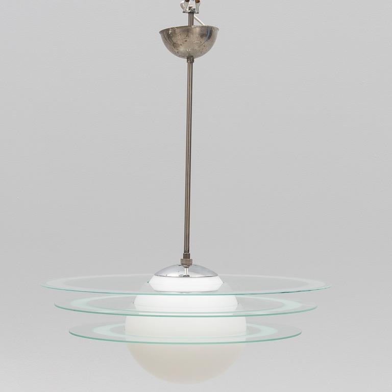 Saturn lamp, mid-20th century.