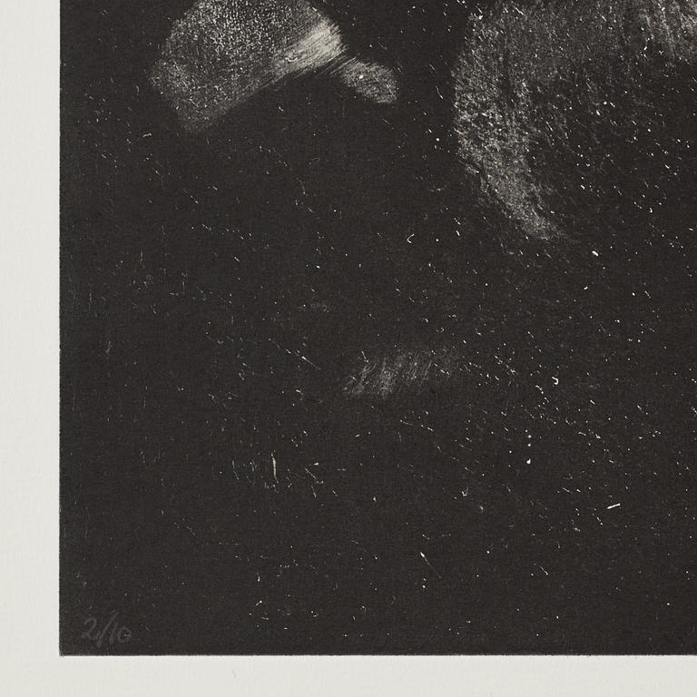 Dan Wolgers, blyrör, signerad Dan Wolgers och numrerad 2/10. 5 photopolymer tryck, 2014, upplaga 10. I originalkartong.