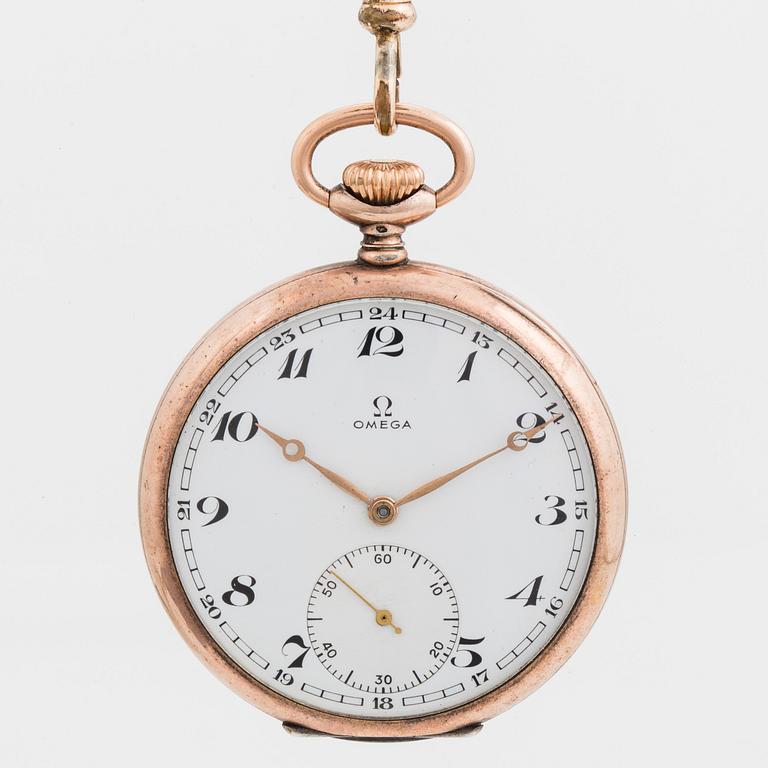 OMEGA, pocket watch, 49 mm,