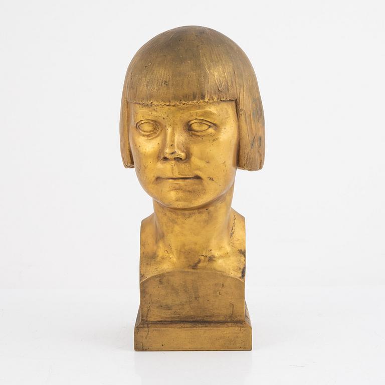 Alfred Ohlson, Portrait bust of a child.