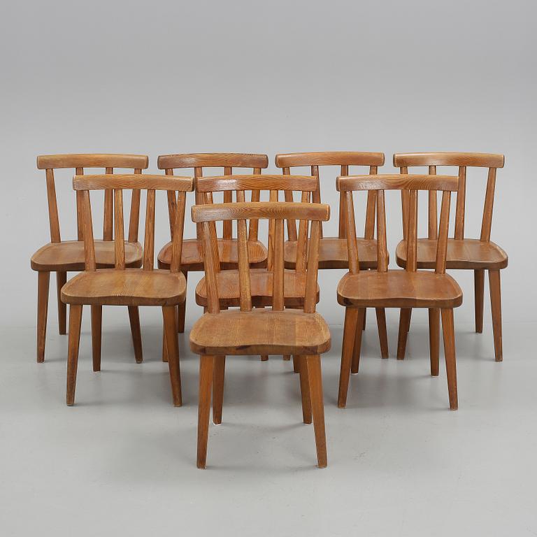 STOLAR, 8 st, "Utö", Axel Einar Hjort, Nordiska Kompaniet, 1930-tal.