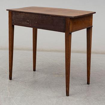 An English table, 19th century.