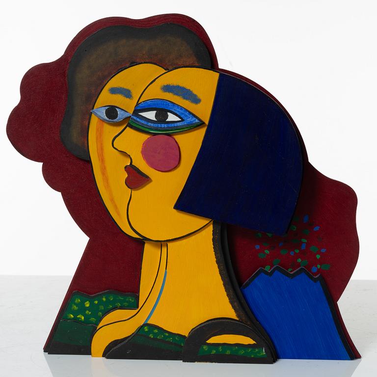 Beverloo Corneille, "Fågel och månskära".