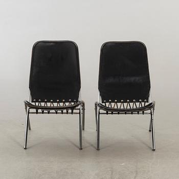 A PAIR OF FOLDING CHAIR "PIRATEN" DESIGN OLOF PIRA 1950'S.