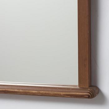 Axel Einar Hjorth, a "Sport" stained pine framed mirror, Nordiska Kompaniet, Sweden 1930's.