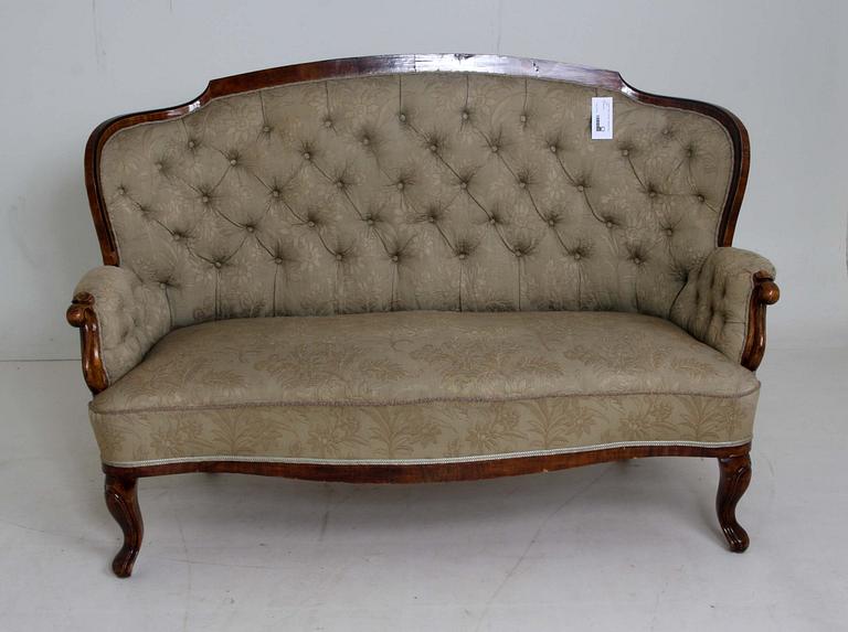 SOFFA, nyrokoko. 1800-talets andra hälft.