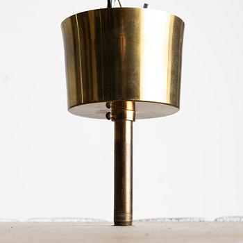 Carl Fagerlund, a ceiling lamp, Orrefors, second half of the 20th century.