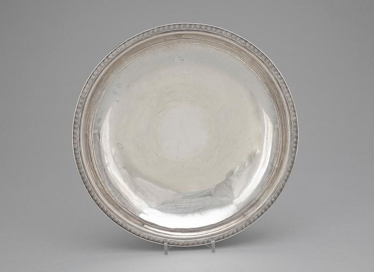SKÅLFAT, silver, L. Carlman, Stockholm, 1951, totalvikt 861 gram.