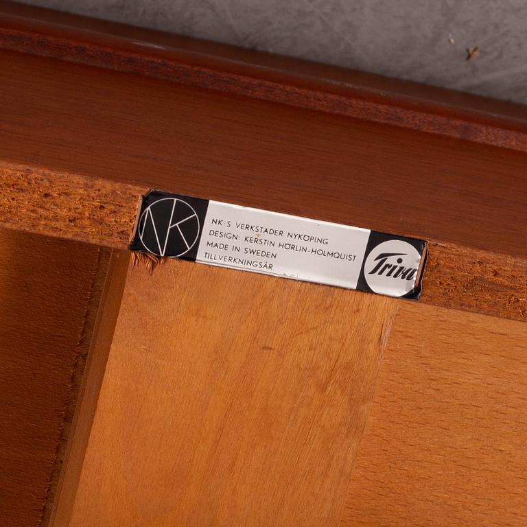 Kerstin Hörlin-Holmquist, serveringsvagn, ur Triva-serien för Nordiska Kompaniets Verkstäder i Nyköping, 1960-tal.