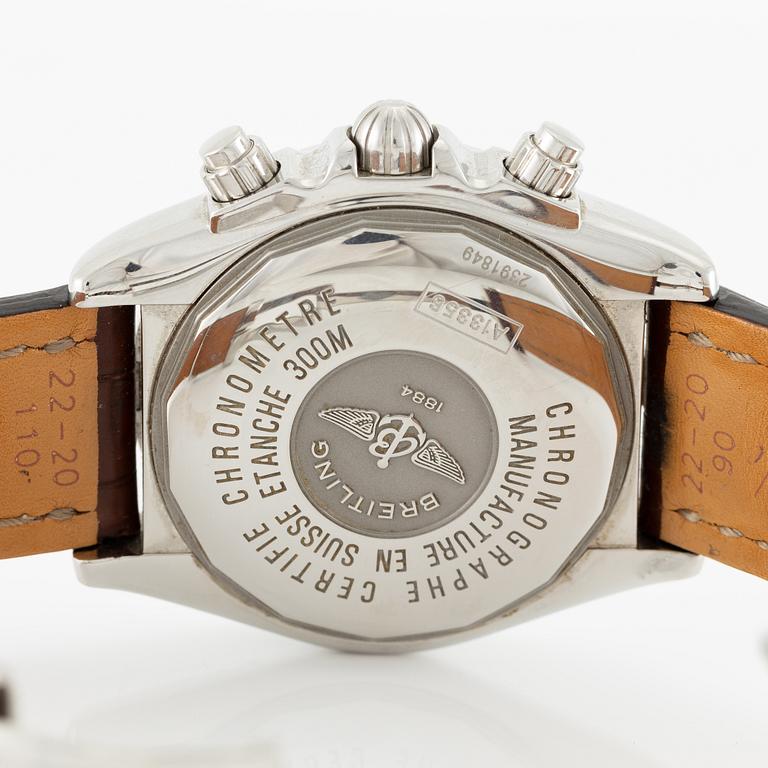 Breitling, Chronomat Evolution, chronograph, wristwatch, 43.7 mm.