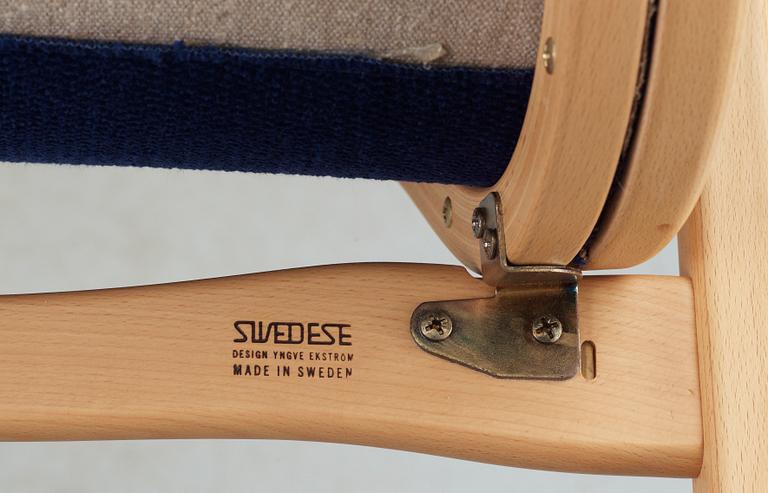 FÅTÖLJER, ett par, "Lamino", Yngwe Ekström, Swedese.