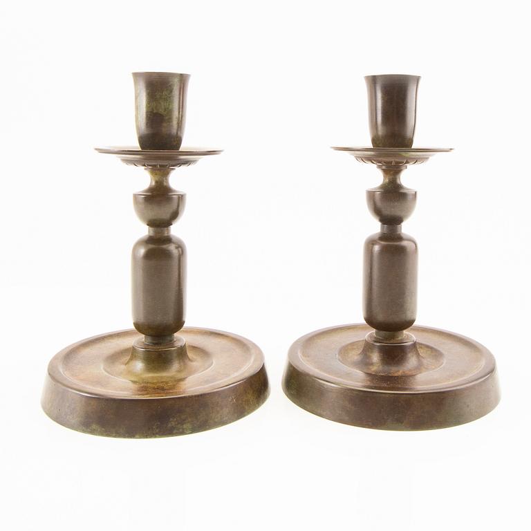 Pair of candlesticks, GAB 1920s.