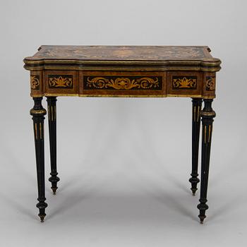 Game table, probably France, 19th century.