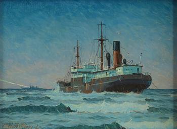 VICTOR QUISTORFF, oil on panel (2), one signed and dated V Quistorff 1940.