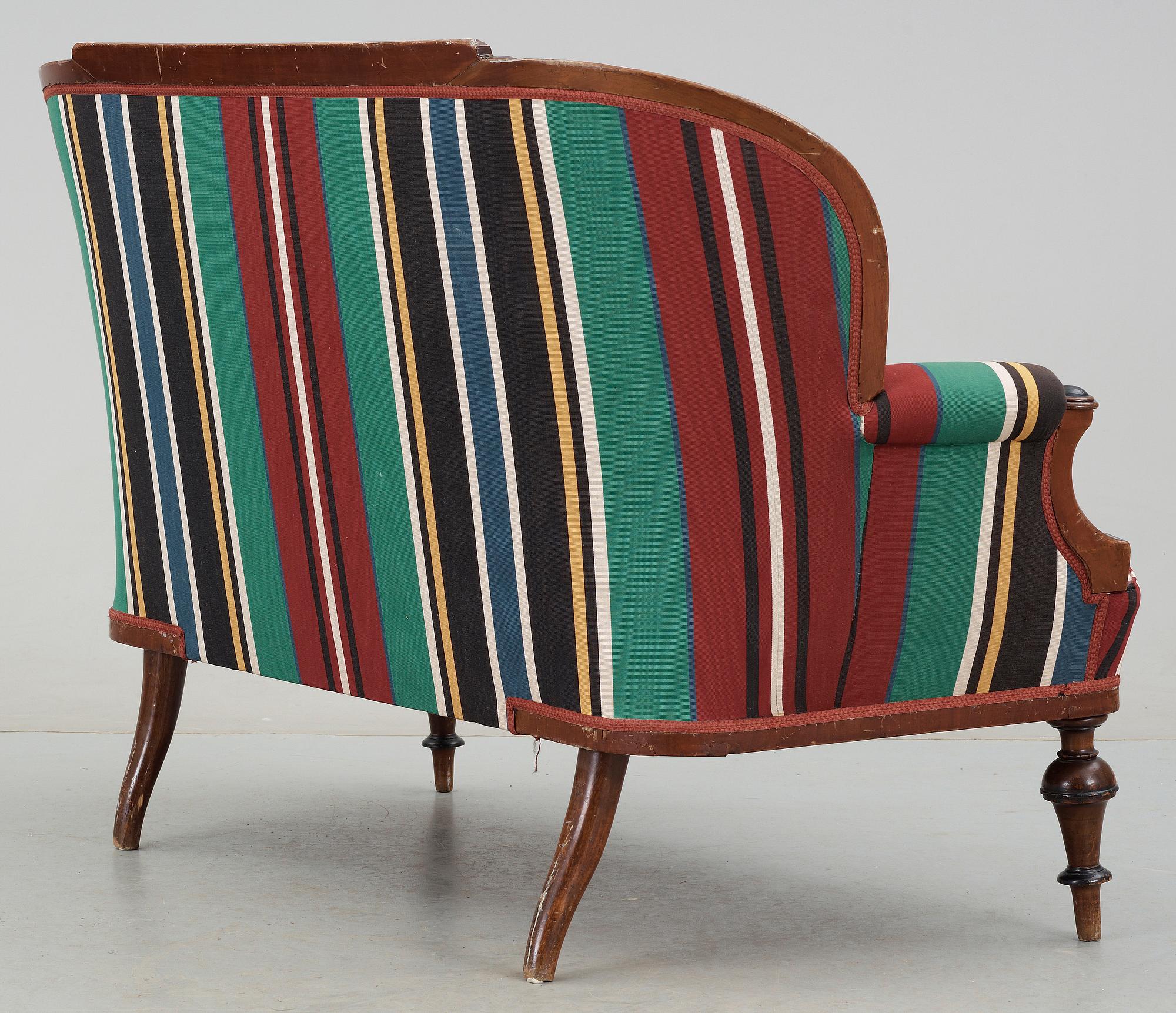 SOFFA, nyrenässans, sent 1800-tal.