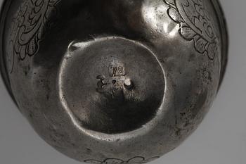 TUMLARE, 3 st, silver, Ryssland 1700-tal. Bla Moskva 1792. Totalvikt ca 90 gram.