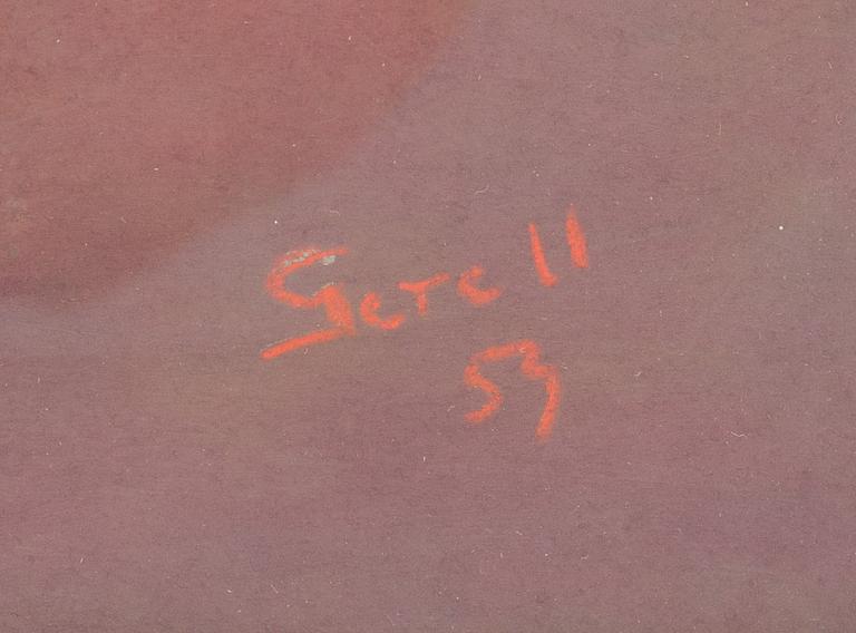 GRETA GERELL, pastell, signerad och daterad -53.