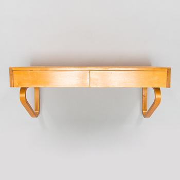 Alvar Aalto, a mid-20th-century console / shelf 114 for O.Y. Huonekalu- ja Rakennustyötehdas A.B.