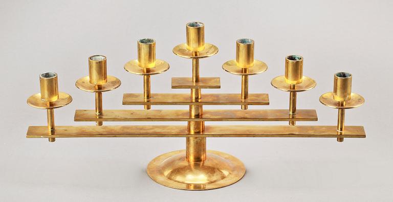 KANDELABER, mässing, Dantorp Design, Danmark, 1900-talets fjärde kvartal.
