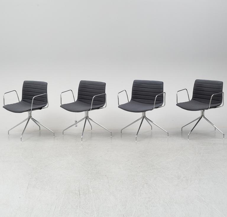 LIEVORE ALTHERR MOLINA, four 'Catifa' chairs, Arper.
