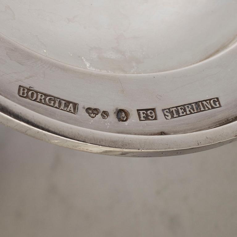 ATELIER BORGILA, ljusstakar, ett par, sterling silver, Stockholm, 1956.