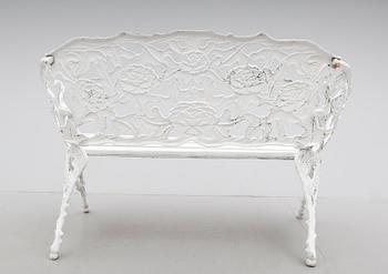 TRÄDGÅRDSSOFFA, aluminium, 1900-talets andra hälft.