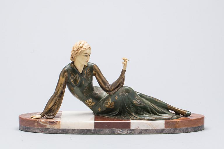 SKULPTUR, art-decostil. 1900-tal.