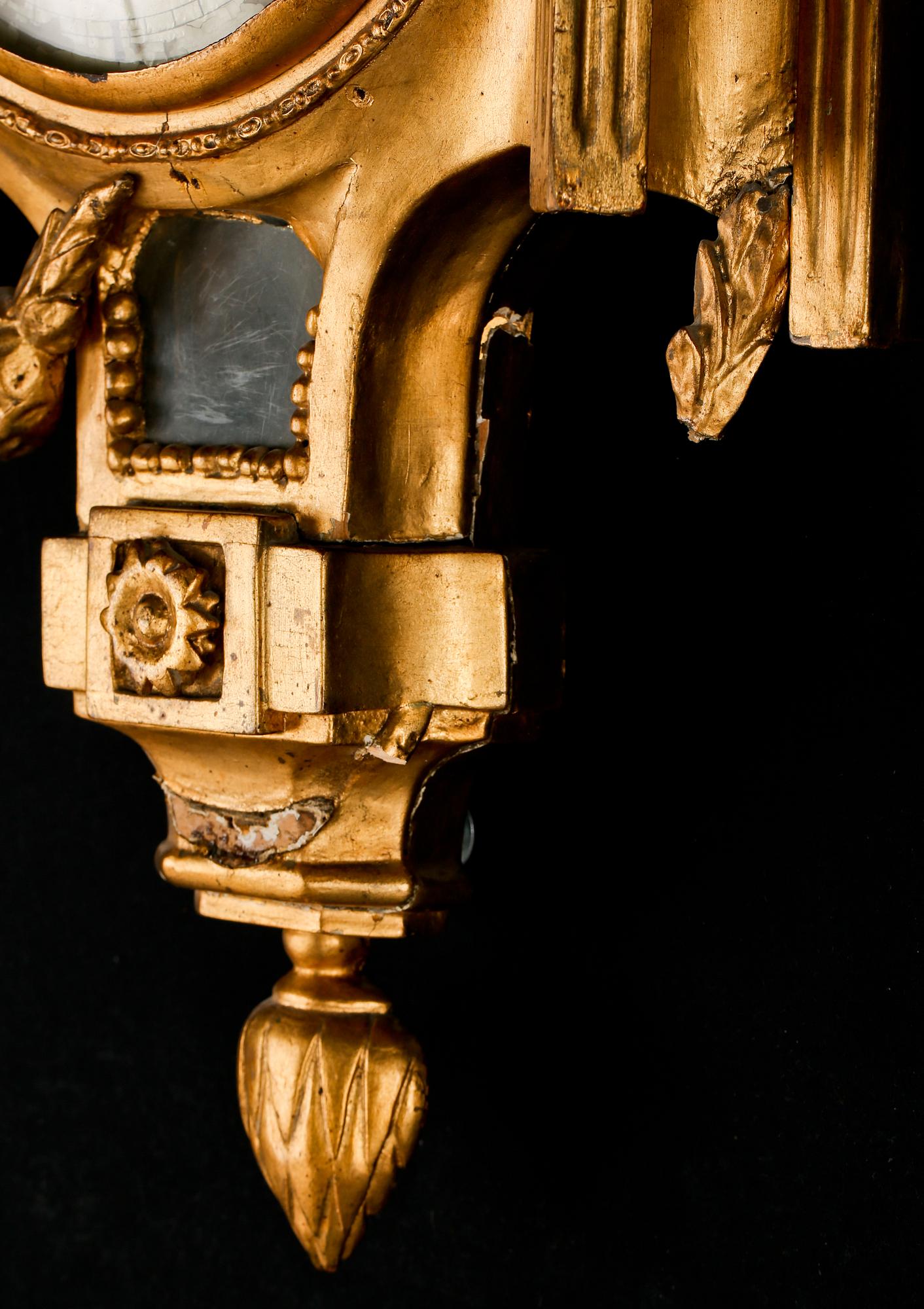 VÄGGPENDYL, gustaviansk, Jacob Kock (1762-1803), Stockholm.