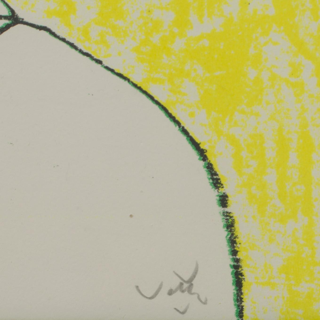 ROBERTO MATTA, a lithograph in color. P.A. AND SIGNED.