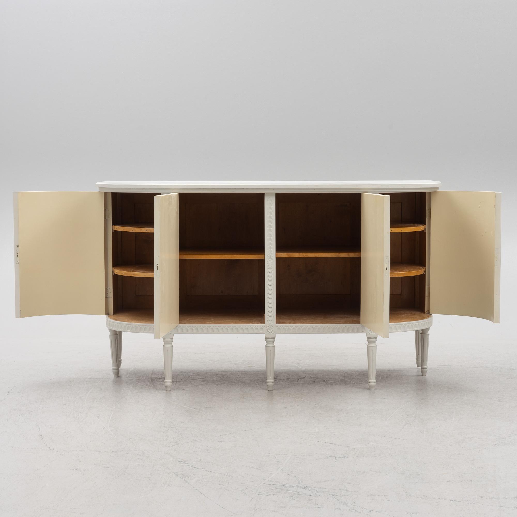 A Gustaivan style sideboard, first half of the 20th century.