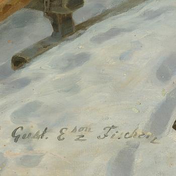 GUSTAF ERICSON FISCHER, olja på duk, signerad.