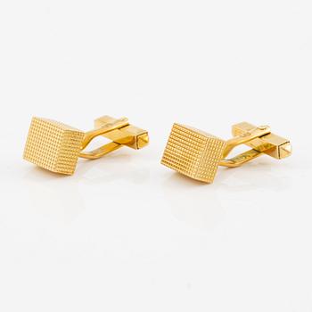 A pair of cufflinks 18K gold, Gübelin.